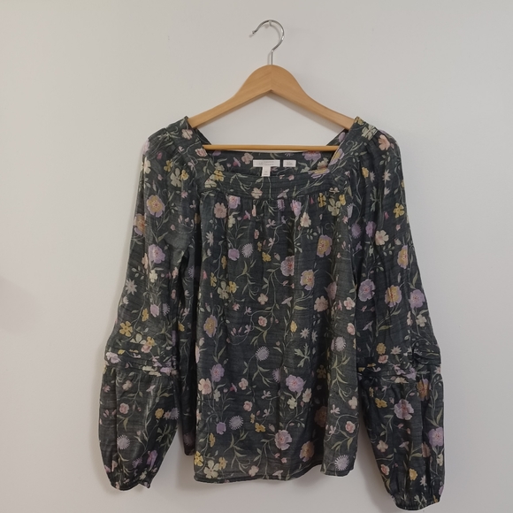 LC Lauren Conrad Tops - LC Lauren Conrad Floral Print Blouse Top